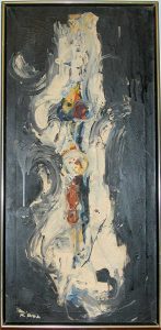 First Promise-1960-oil on canvas-51x107cm