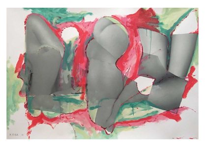 No.1-Body part-2011-c print on paper with oil-70x100cm